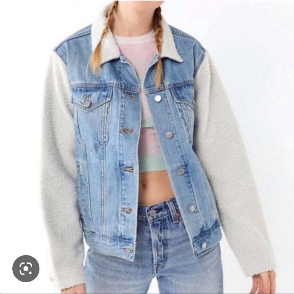 BDG sherpa/jean jacket